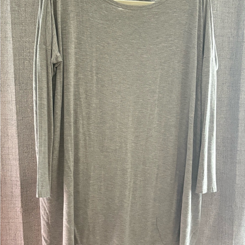 Piko 1988 Heather Gray Long Sleeve Top